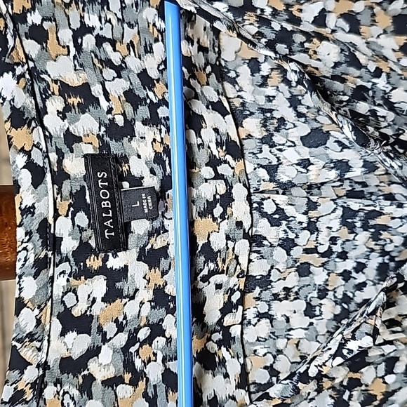 Talbots Ladies blouse Sz L - Picture 4 of 10